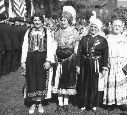 Iz arhiva ob odprtju jugoslovanskega vrta leta 1938