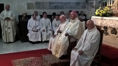 Višarje 2017, nadškof in duhovniki