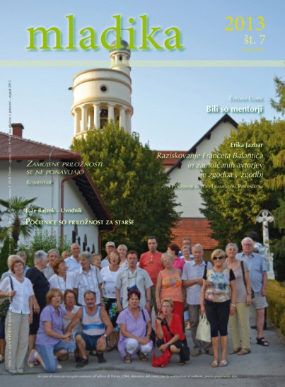 Naslovnica sedme številke Mladike 2013