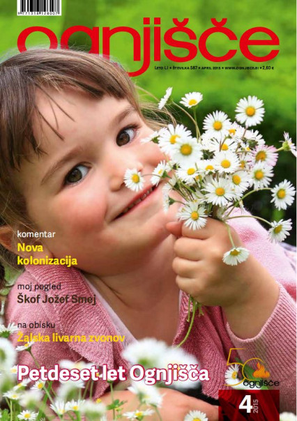 Revija Ognjišče april 2015 naslovnica