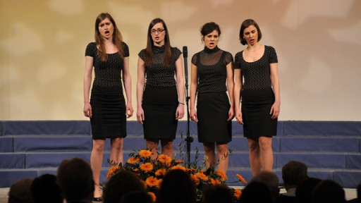 Najboljša pevska skupina - Vokalna skupina Gallina iz Ljubljane.