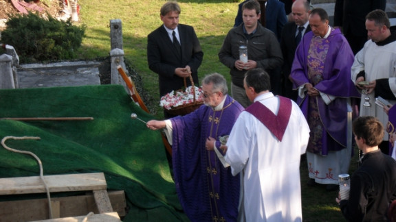 Pogreb Franca Lapanjeta na Sveti Gori
