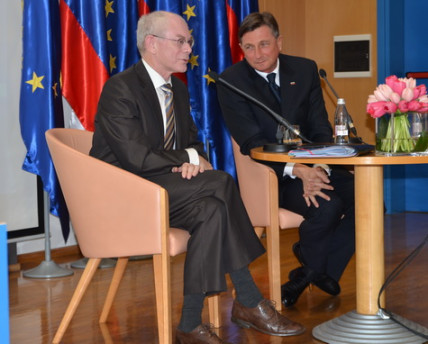 Van Rompuy in Pahor: Nujna je krepitev EU