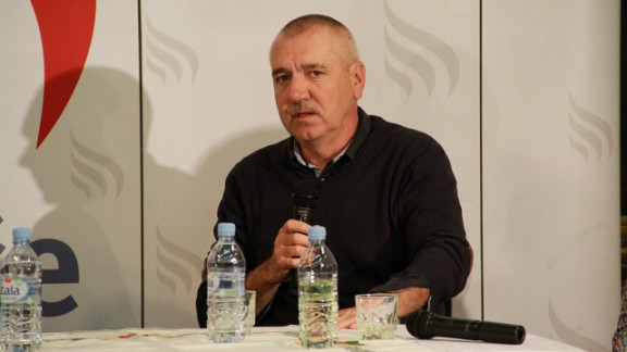 Urednik informativnega programa POP TV Tomaž Perovič.