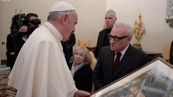 Martin Scorsese pri papežu
