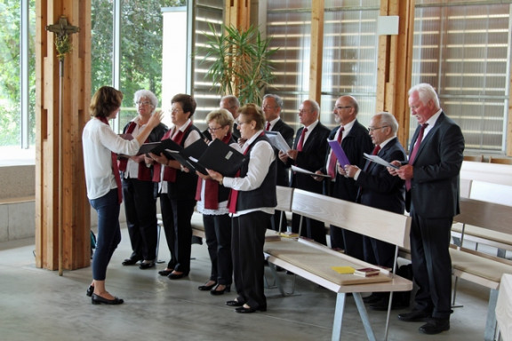 Pevci zbora Obzorje iz Stuttgarta