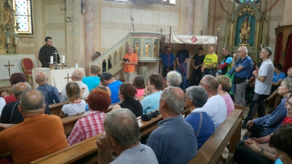 Cerkev sv. Miklavža - nagovor letošnjega zagorskega novomašnika Mira Pavška
