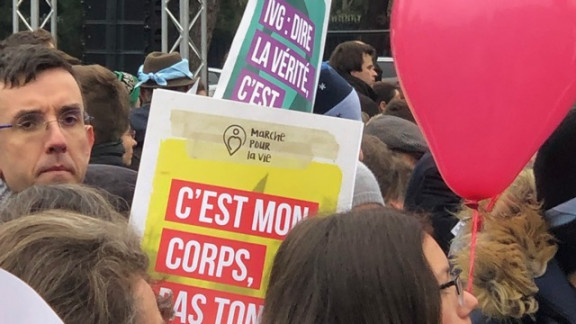 Pohod za življenje v Parizu