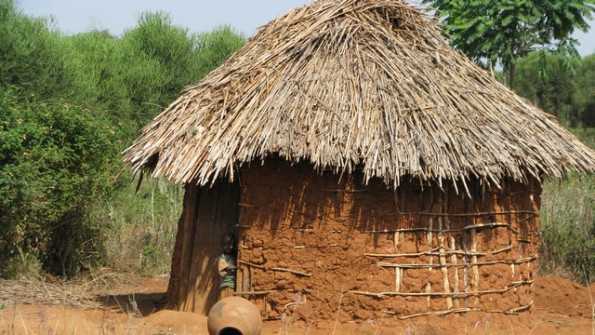 Tradicionalna hiša v Burundiju