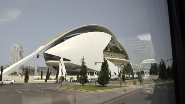 Ena od mogočnih stavb Santiaga Calatrave