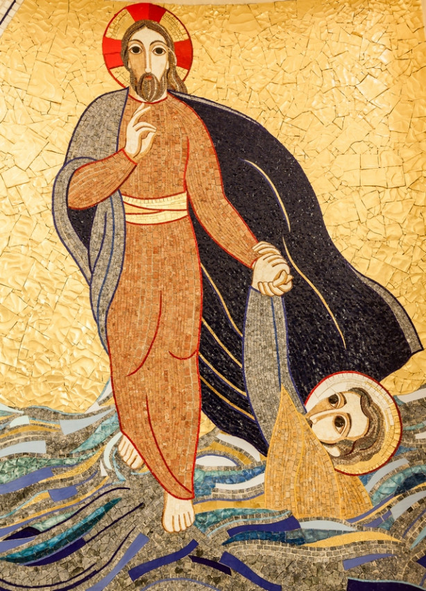 Jezus hodi po vodi - Kapela sv. Jožefa pri sestrah usmiljenkah na Reki