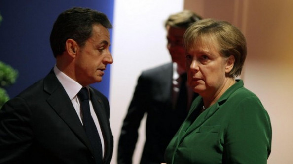 Do grške namere o referendumu sta bila najbolj kritična francoski predsednik Nicolas Sarkozy in nemška kanclerka Angela Merkel, foto: Presidency of the French Republic