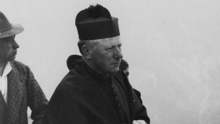 Škof Rožman - 3.8.1935 blagoslov križa Škrlatica