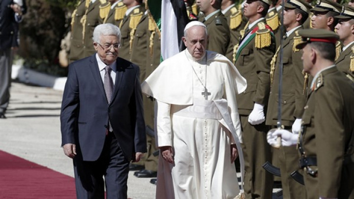 Papež v Palestini