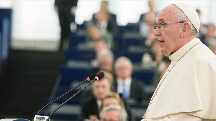 Papež Frančišek; foto: Evropski parlament