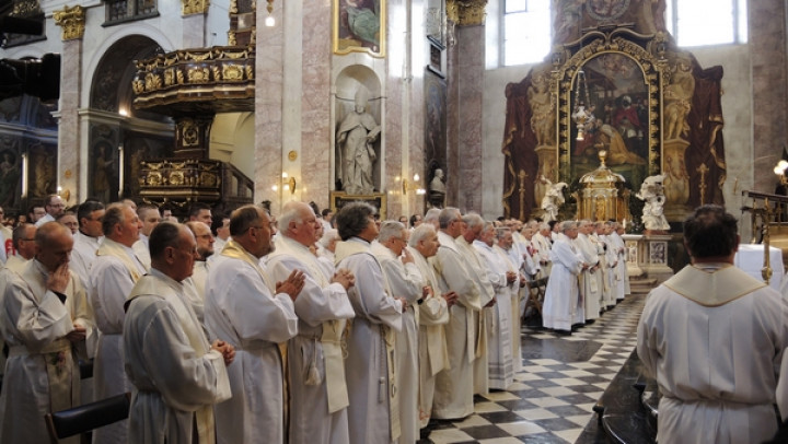 Duhovniki v ljubljanski stolnici