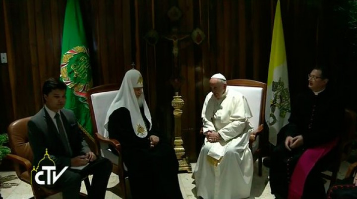 Papež Frančišek in patriarh Kiril