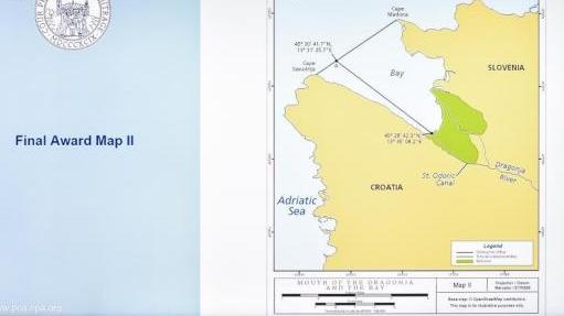 Razmejitev Piranskega zaliva v skladu z odločitvijo Stalnega arbitražnega sodišča v Haagu