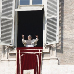 Papež Benedikt XVI. (photo: p. Robert Bahčič)