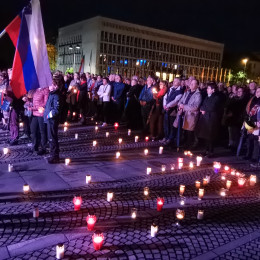 Dan spomina na žrtve komunističnega nasilja: Utrinek iz slovesnosti 16.05.2023 (photo: ARO)