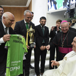 Papež pri splošni avdienci (photo: Vatican Media)