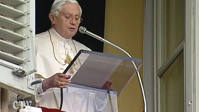 Benedikt XVI. avdienca (foto: CTV)