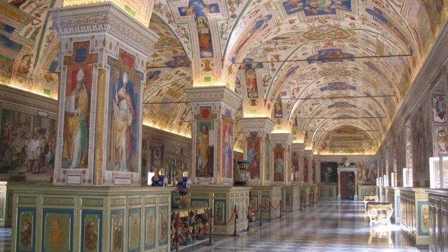Sikstinska dvorana, prvi sedež Vatikanske knjižnice (foto: Wikipedija)