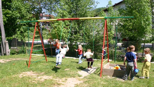 Otroci Materinskega doma Karitas na Škofljici (foto: Slovenska Karitas)