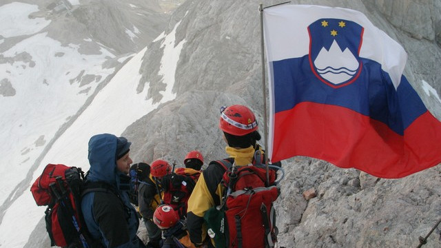 Planinci Bukovje na vrhu Triglava (foto: Izidor Šček)