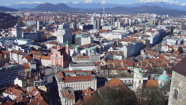 Slovenska prestolnica Ljubljana (foto: Wikipedia)