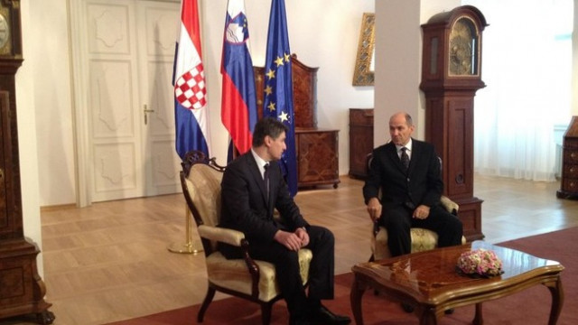 Srečanje predsednika vlade Janeza Janše in predsednika hrvaške vlade Zorana Milanovića (foto: www.vlada.hr)