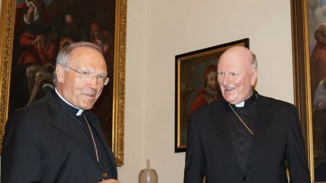 Nadškof Stres in nadškof Hart (foto: Igor Vojinovič)