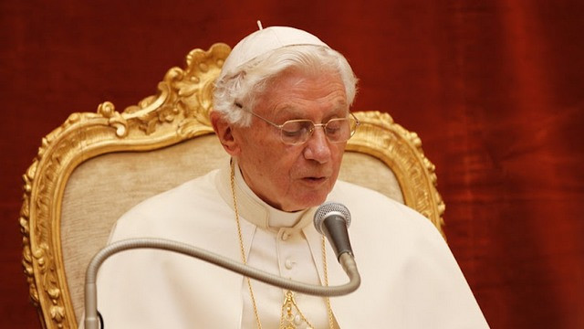 Papež Benedikt XVI.  (foto: p. Robert Bahčič)