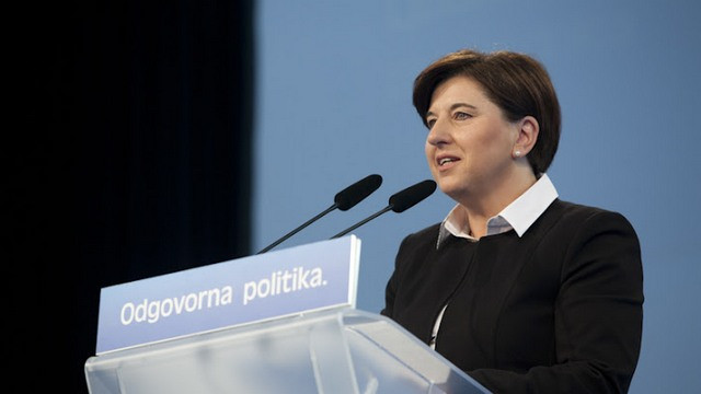 Predsednica NSi Ljudmila Novak (foto: NSi)