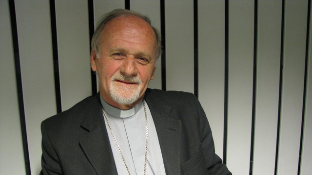 škof  Vinko Bokalič Iglič na Radiu Ognjišče (foto: ARO)
