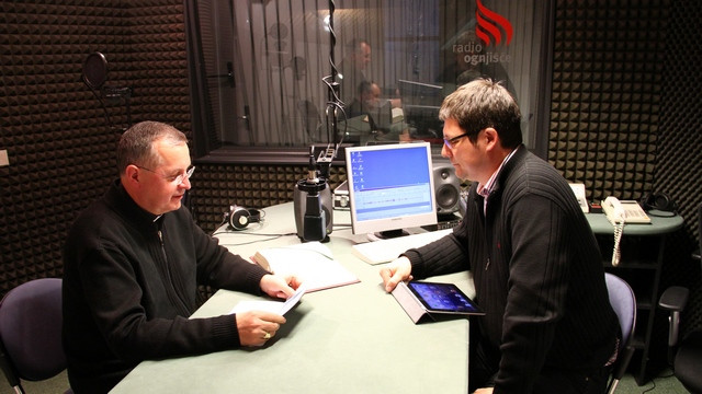 Nadškof Marjan Turnšek in Matjaž Merljak (foto: Robert Božič)