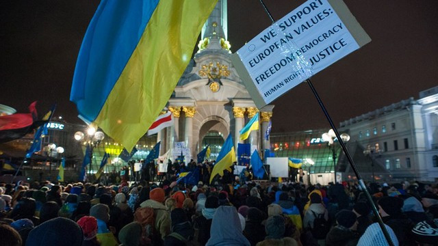 Protesti v Ukrajini (foto: Wikimedia)