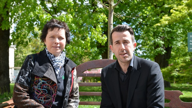 Peter Ribič in dr. Sabina Šegula (foto: Rok Mihevc)