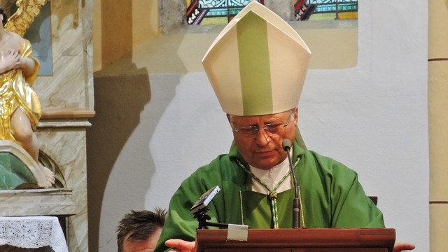 Škof Andrej Glavan (foto: p. Ivan Rampre)