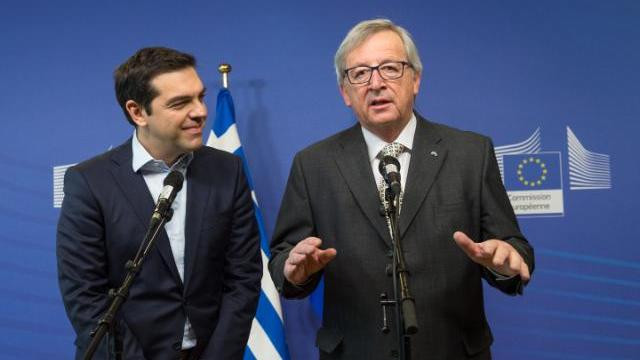 Grški premier Cipras in predsednik Evropske komisije Juncker (foto: ec.europa.eu)