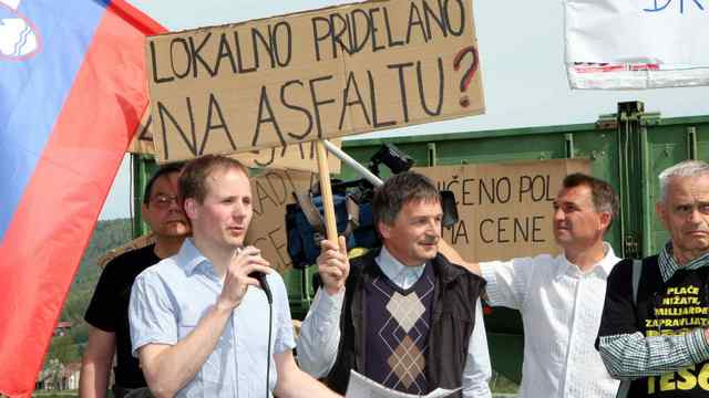 Protest CI Braslovče in CI Šmartno ob Paki (foto: Tone Tavčer) (foto: Tone Tavčer)