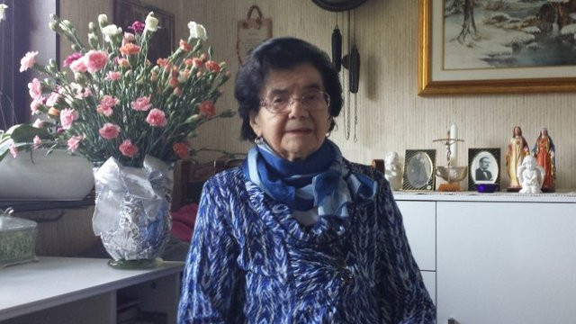 99-letna Angela Budja (foto: osebni arhiv Budjevih)