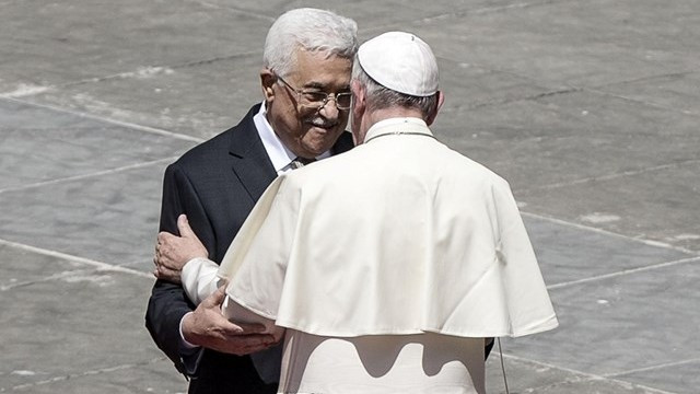 Abbas in papež (foto: Radio Vatikan)