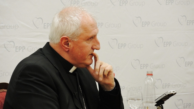 Nadškof Stanislav Zore gost Evropskega večera (foto: p. Ivan Rampre)