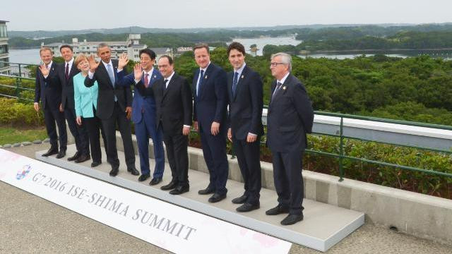 Voditelji G7 na Japonskem (foto: Evropska komisija)
