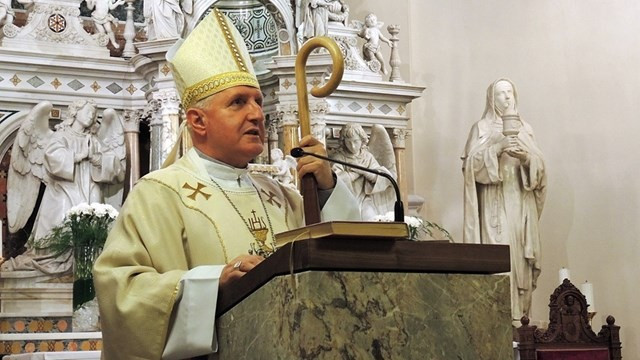 Nadškof Zore (foto: p. Ivan Rampre)
