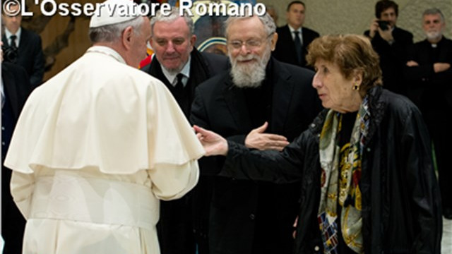 Vodstvo Neokatehumenske poti pri papežu (foto: Radio Vatikan)