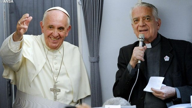 p. Lombardi s papežem (foto: Radio Vatikan)