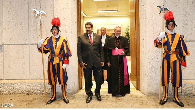 Obisk predsednika Madure pri papežu (foto: Radio Vatikan)