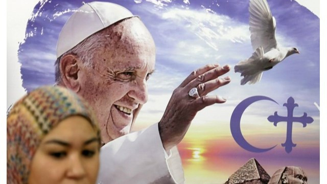Papež v Egiptu (foto: Radio Vatikan)